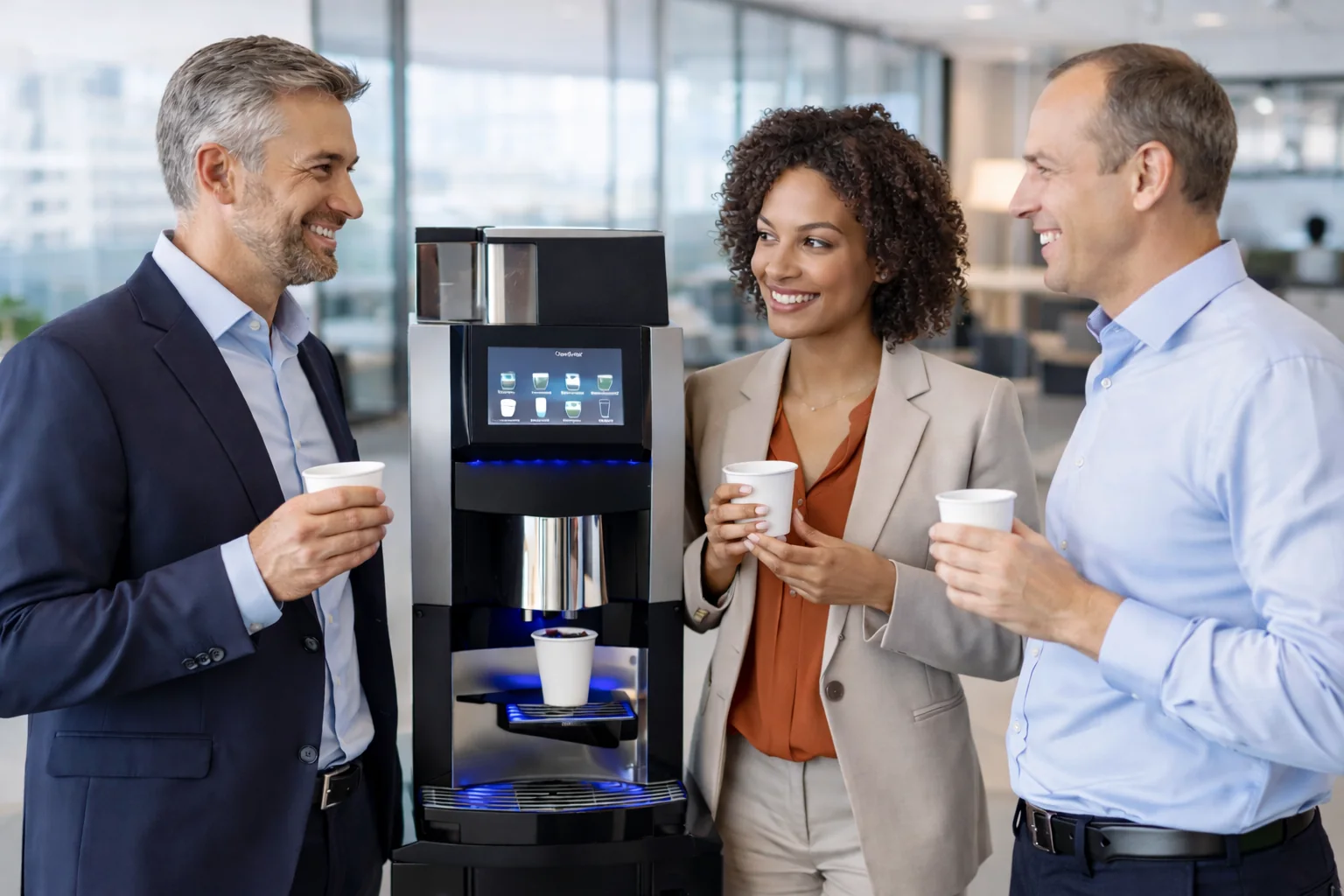 IVP Coffee Point céges kávézás irodában