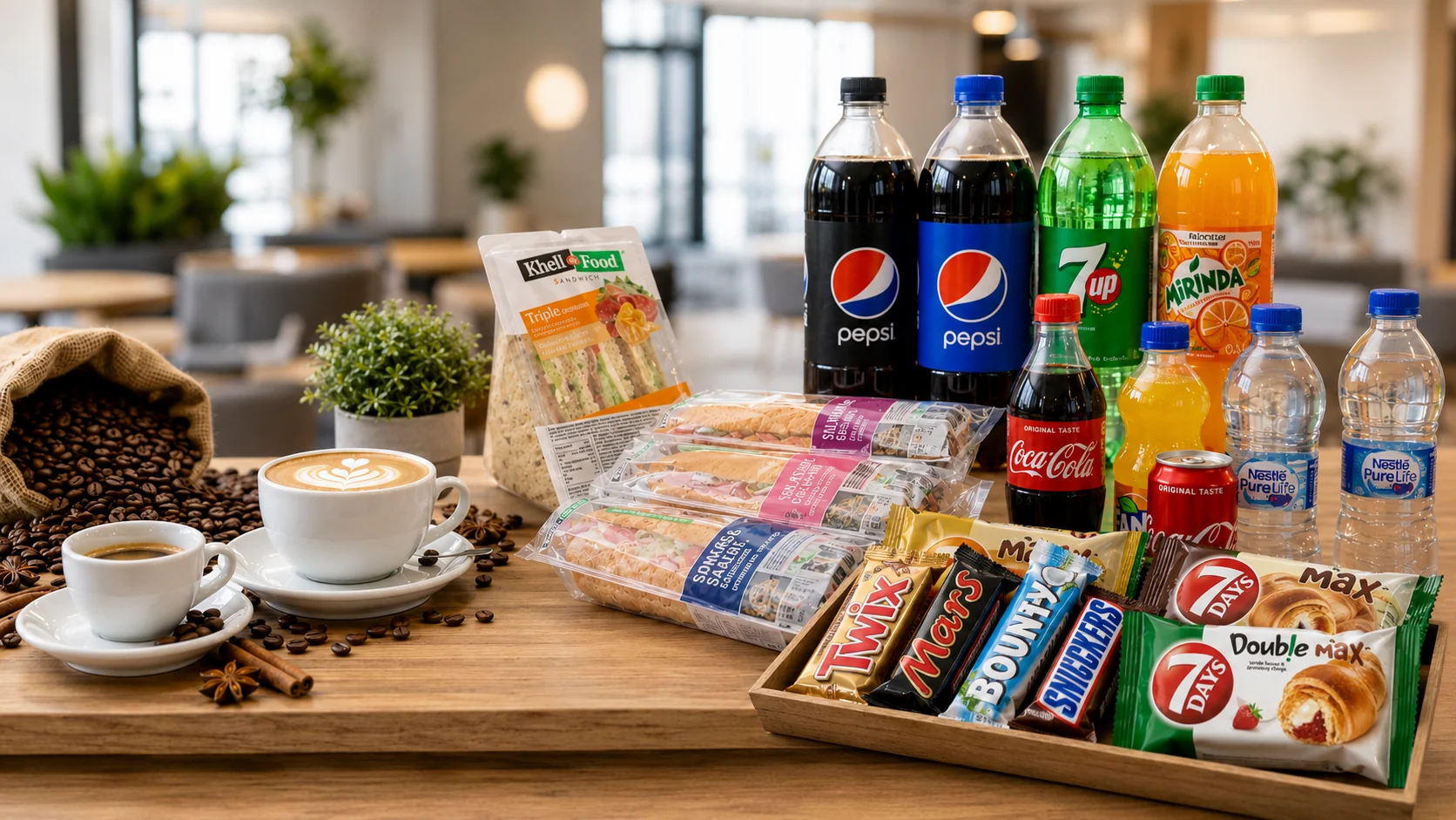 IVP Solution Zrt. kávé, szendvics, üdítő és snack kínálat